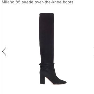 NEW Aquazzura Suede Knee high Boots